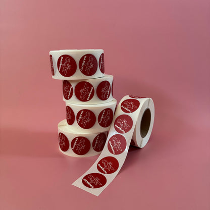 Circle Synthetic Roll Labels