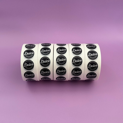 Circle Synthetic Roll Labels
