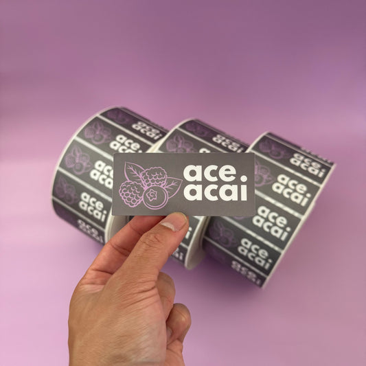 Rectangle Synthetic Roll Labels