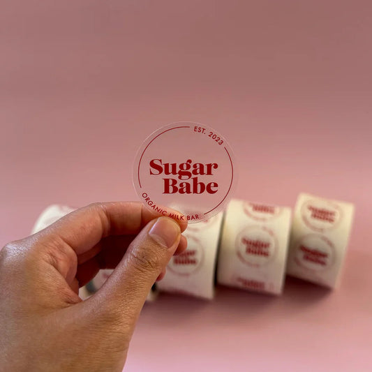 Circle Clear Roll Labels