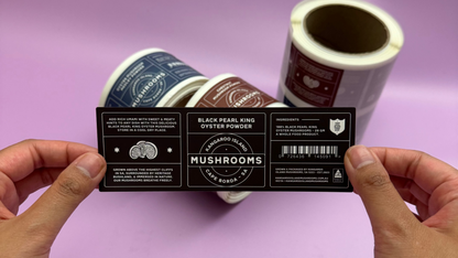 Rectangle Synthetic Roll Labels