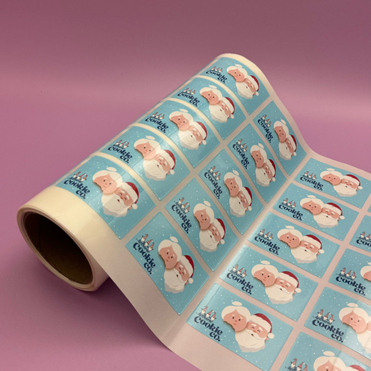 Rectangle Paper Roll Labels